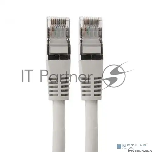 Патч-корд F/UTP Cat.6 экранированный, RJ45-RJ45, 3 м, серый фото 2