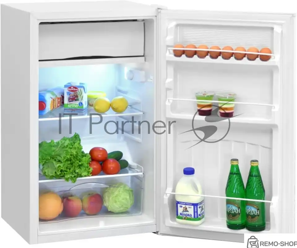 Холодильник Nordfrost NR 403 W белый однокамерный 100/11 л морозилка сверху фото 2