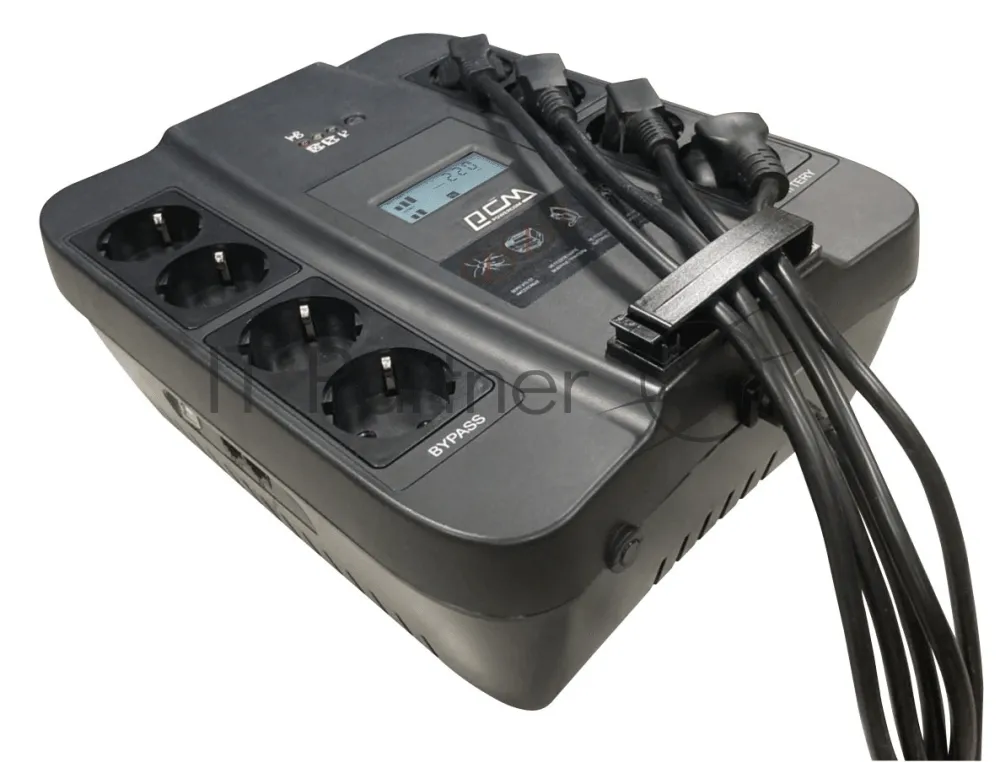Источник бесперебойного питания Powercom Spider SPD-750U с LCD дисплеем фото 2