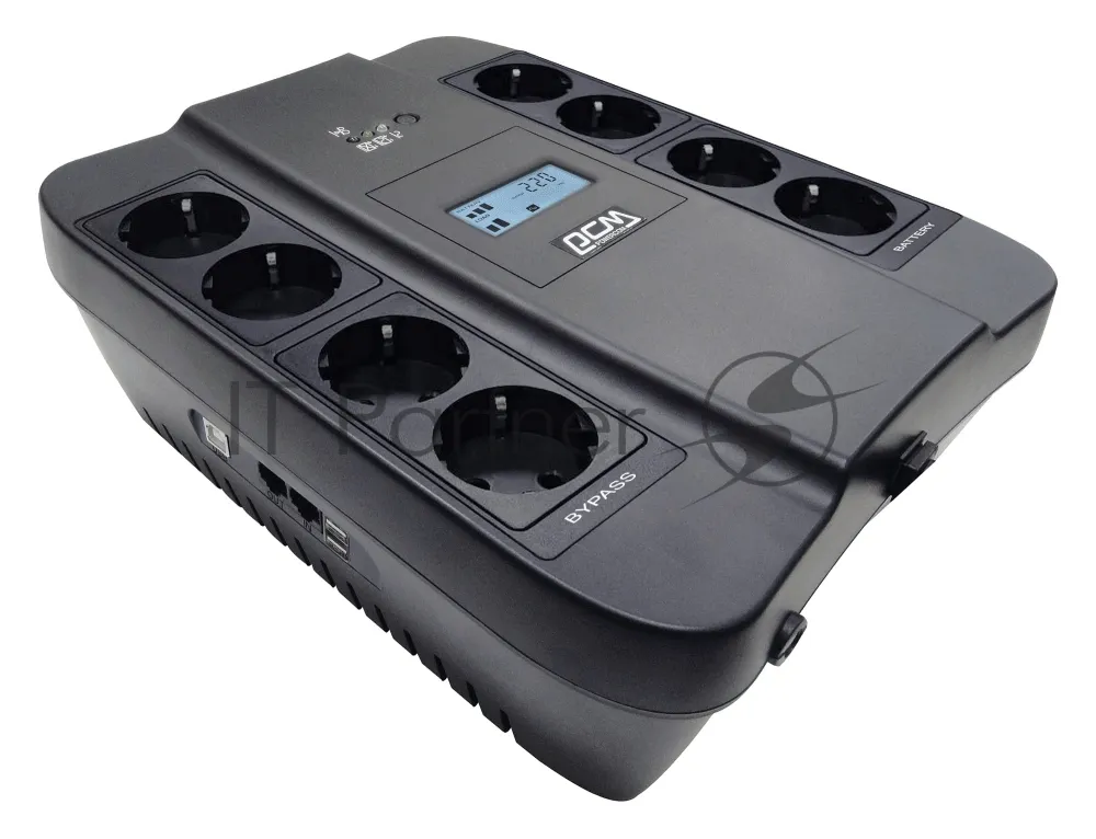 Источник бесперебойного питания Powercom Spider SPD-750U с LCD дисплеем фото 3