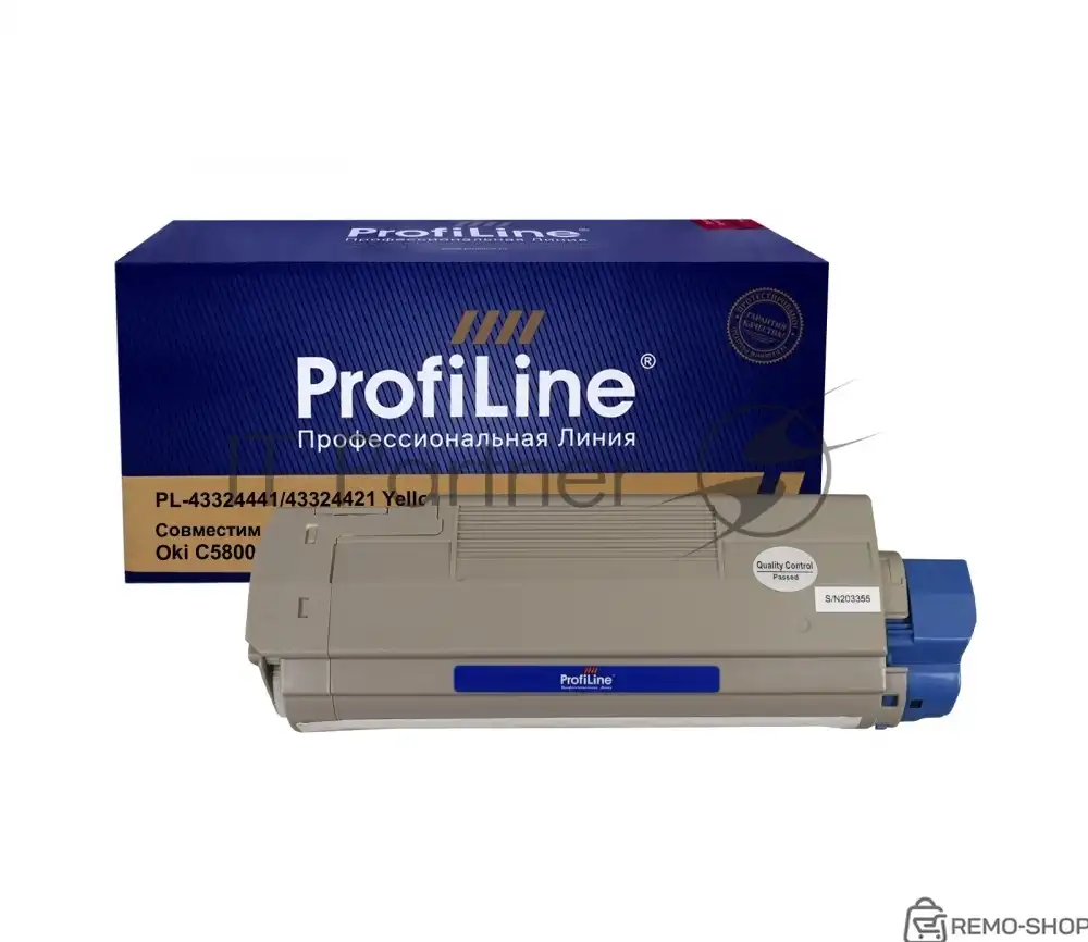 Картридж желтый для принтера Oki C5800, 5000 копий