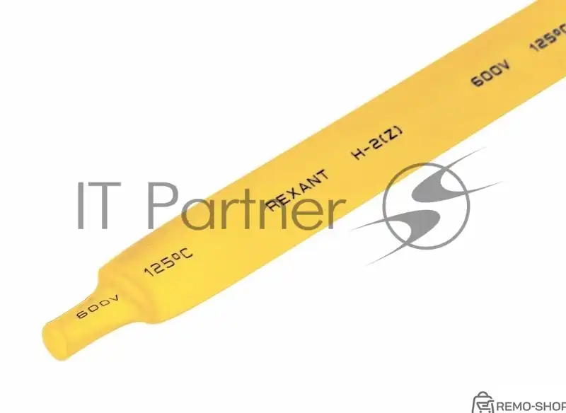 Термоусаживаемая трубка Rexant 9,0/4,5 мм, желтая, 50 шт. фото 2