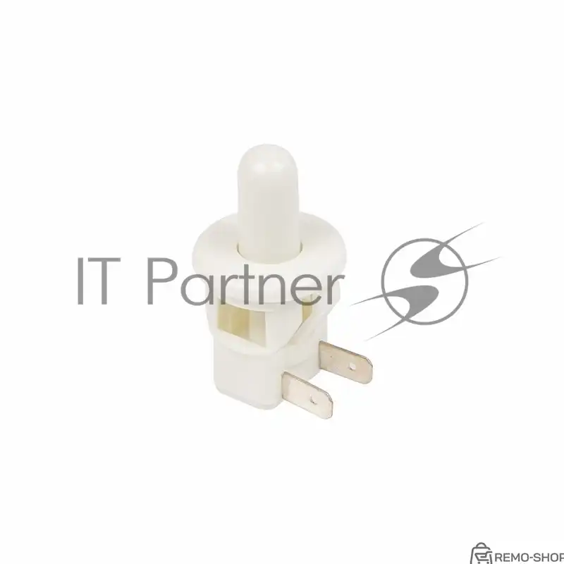 Выключатель-кнопка Rexant 250V 2.5А ON-(OFF) белый фиксированный