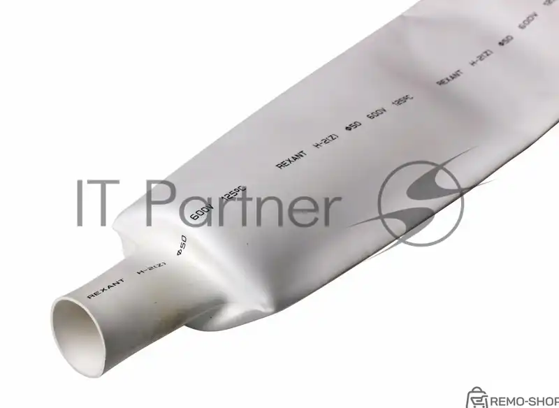 Термоусаживаемая трубка Rexant 50,0/25,0 мм, белая, 10 шт. по 1 м фото 2