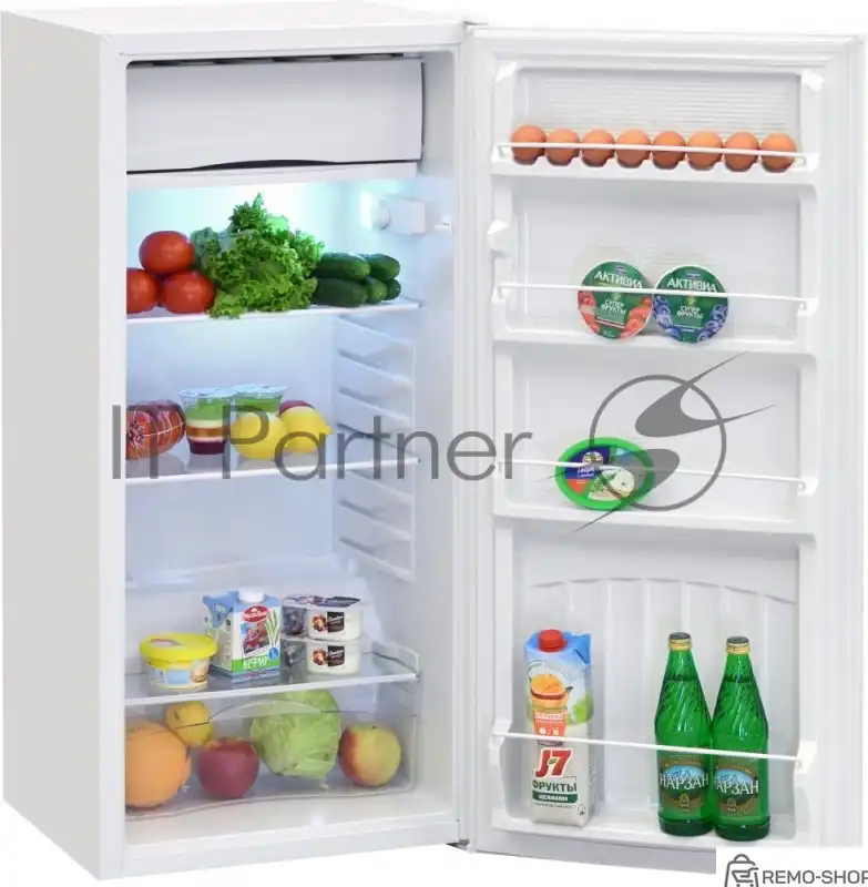 Холодильник Nordfrost NR 404 W белый однокамерный 139/11 л морозилка сверху фото 3