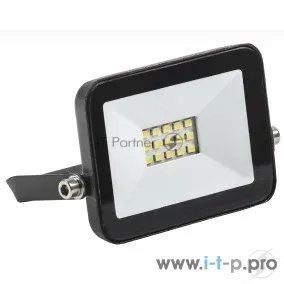 Светодиодный прожектор IEK СДО 06-10 10Вт 6500К IP65 черный