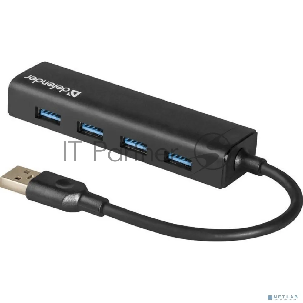 Концентратор USB 3.0 Defender Quadro Express на 4 порта фото 2
