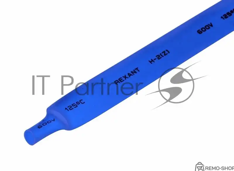 Термоусаживаемая трубка Rexant 9,0/4,5 мм, синяя, 50 шт. фото 2