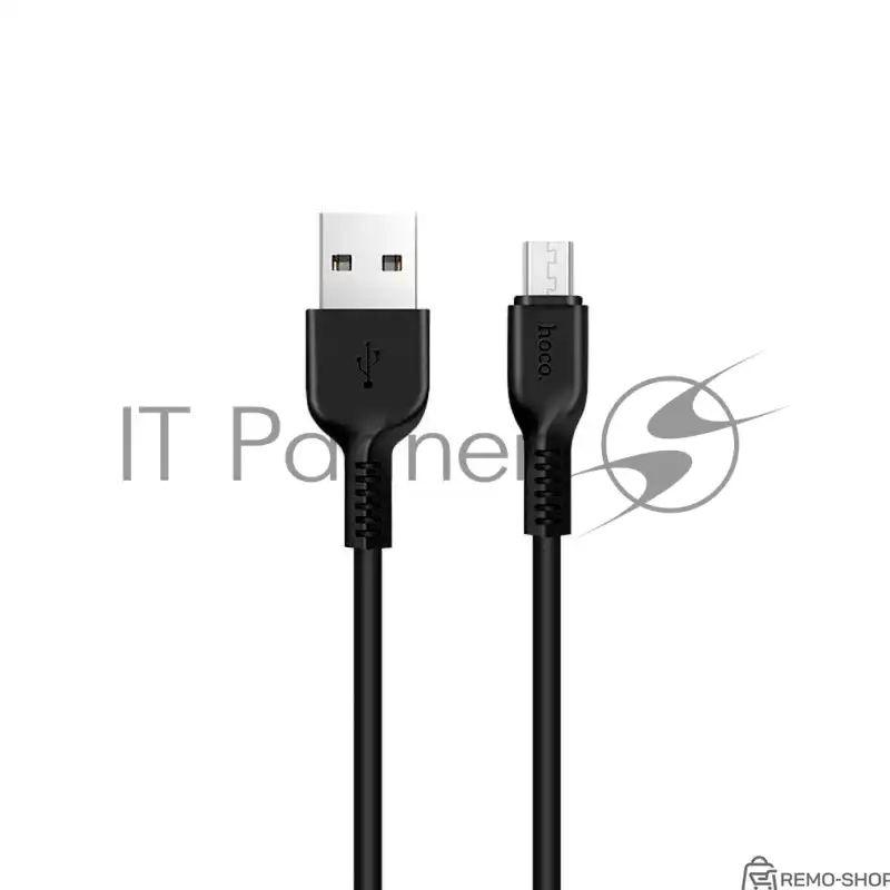 Кабель USB 2.0 HOCO X20, AM/microBM, черный, 3 метра