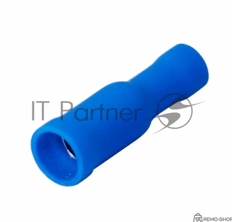 Штекерный изолированный разъем Rexant 4 мм для проводов 1.5-2.5 мм², синий