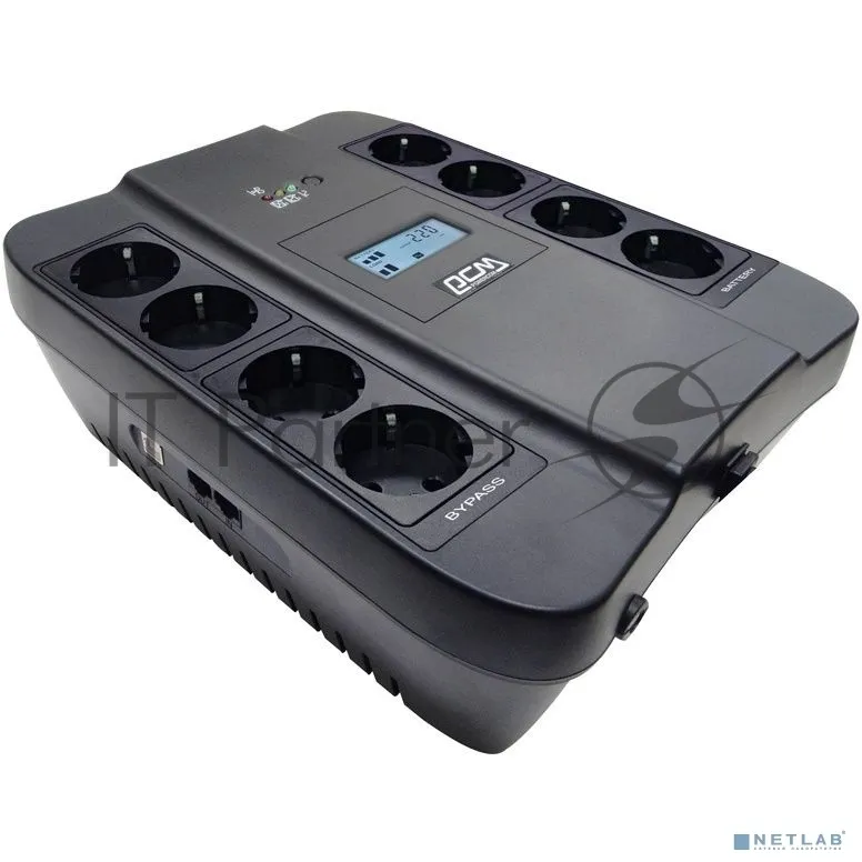 Источник бесперебойного питания PowerCom Spider SPD-550U LCD фото 3