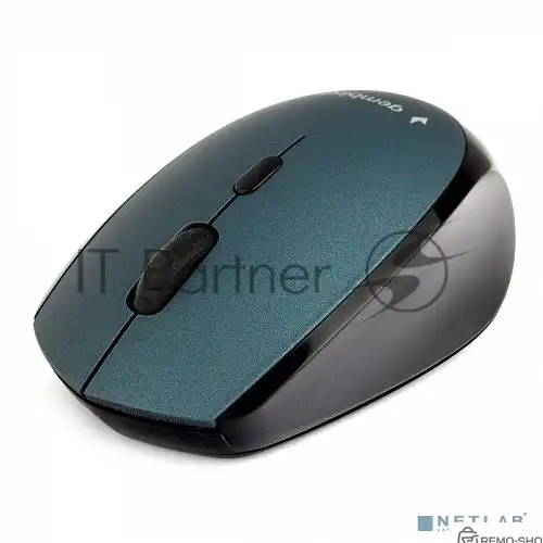 Беспроводная мышь Gembird MUSW-354-B синего цвета фото 2