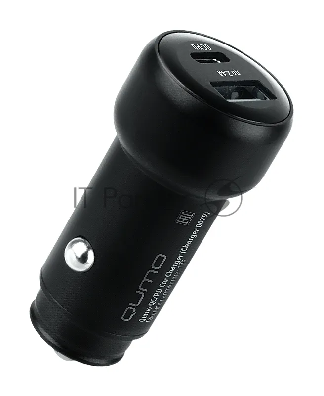 Автомобильное зарядное устройство Qumo PD Charger 0080 Type-C фото 2