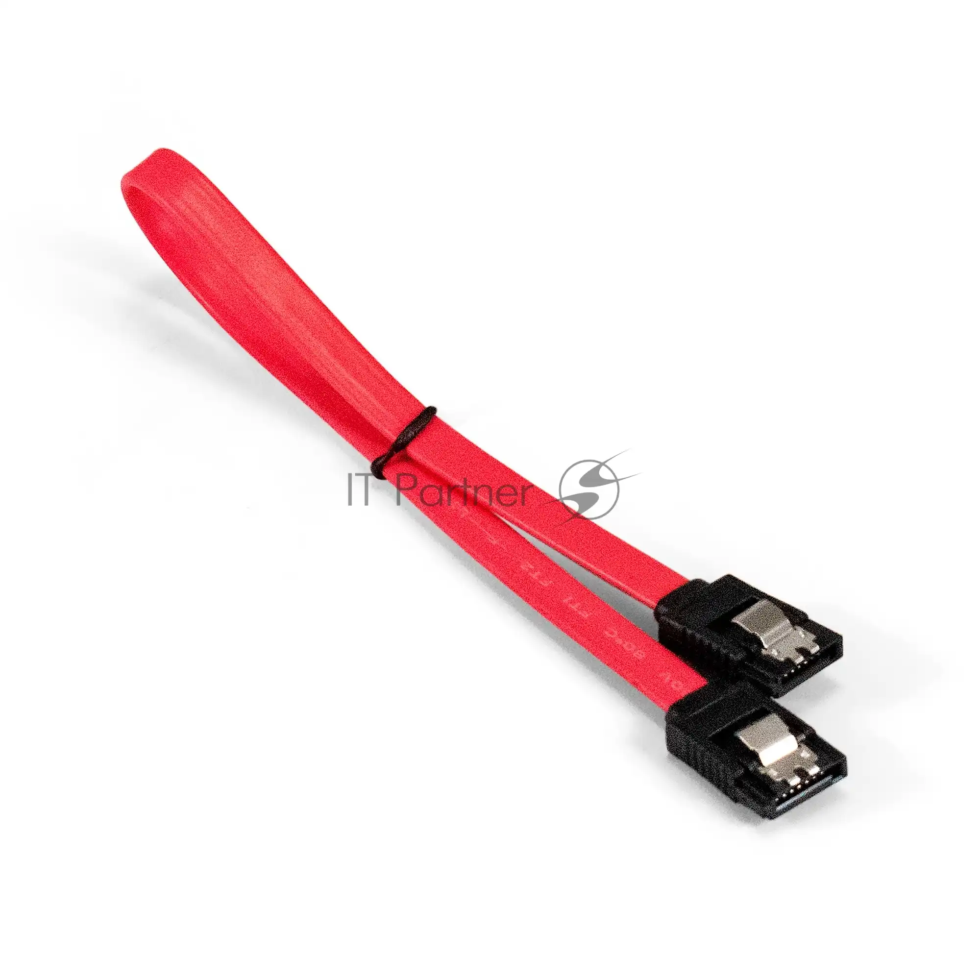 Кабель SATA ExeGate EX-CC-SATADATA-0.3L (7pin/7pin, металлические защелки, 0,3м) фото 3