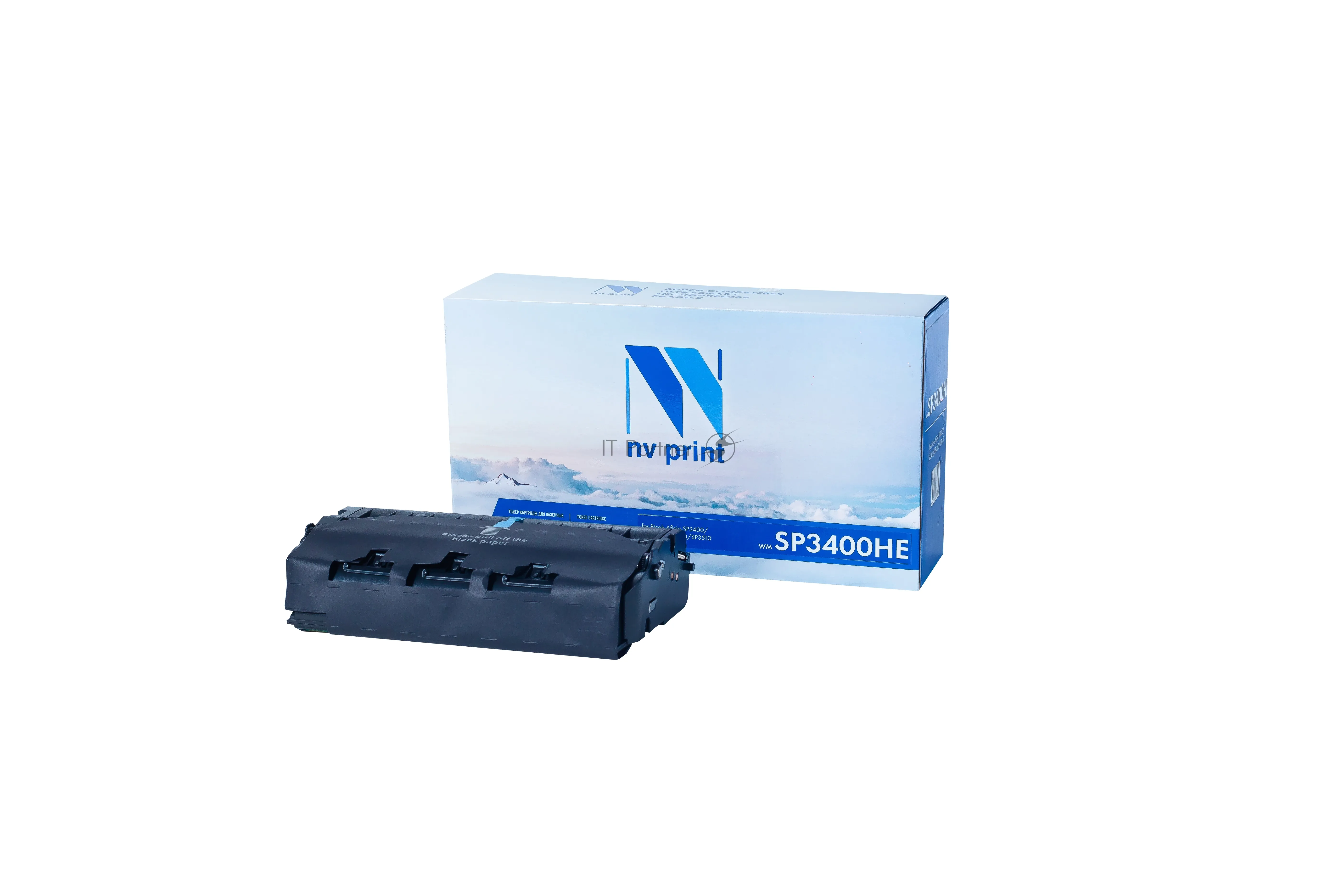 Совместимый тонер-картридж NV-SP3400HE для принтеров Ricoh Aficio SP3400/SP3410/SP3500/SP3510