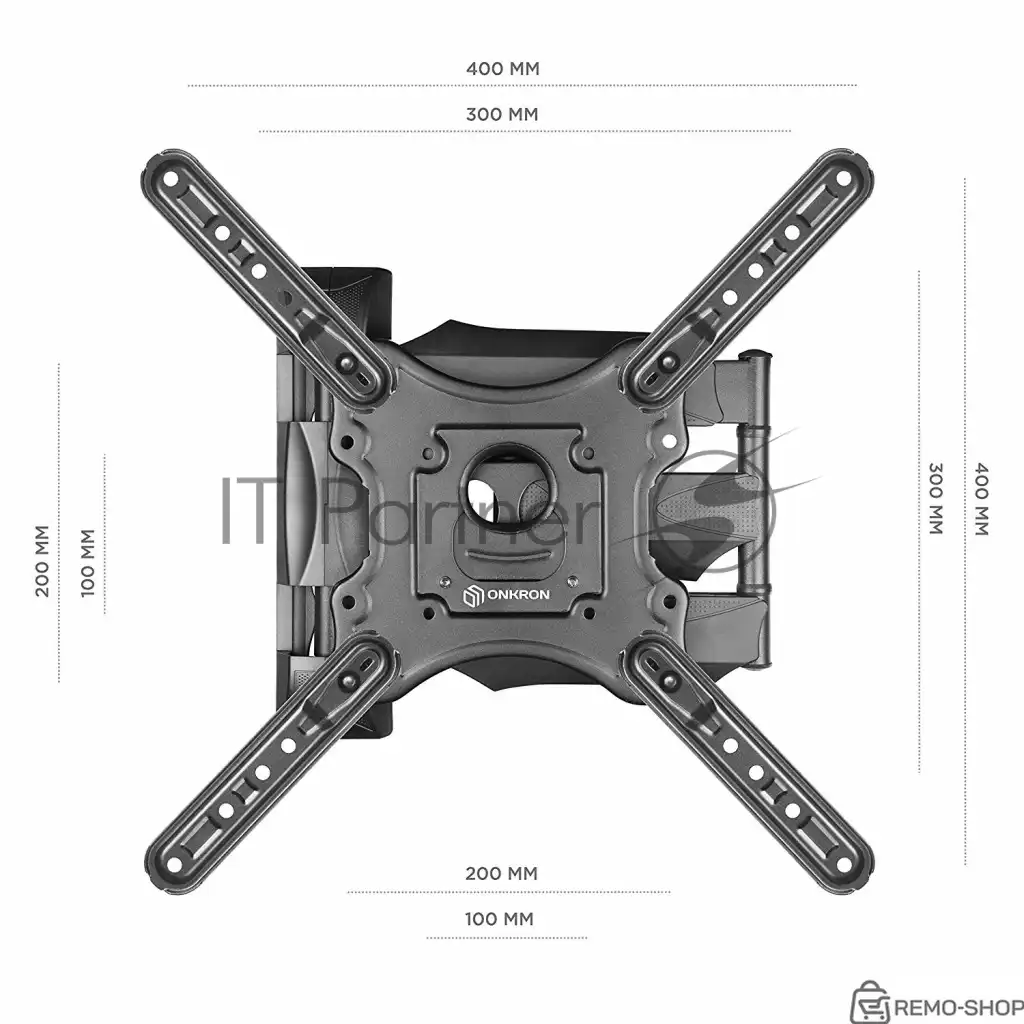 Кронштейн для телевизора ONKRON NP40 черный 32-65 дюймов фото 2
