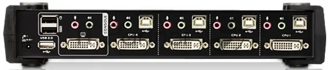 KVM-переключатель ATEN CS1784A-AT-G 4x1 с аудио и USB 2.0 фото 3