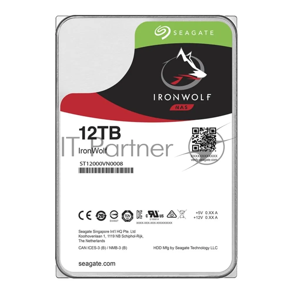 Жесткий диск Seagate IronWolf ST12000VN0008 12 ТБ фото 3