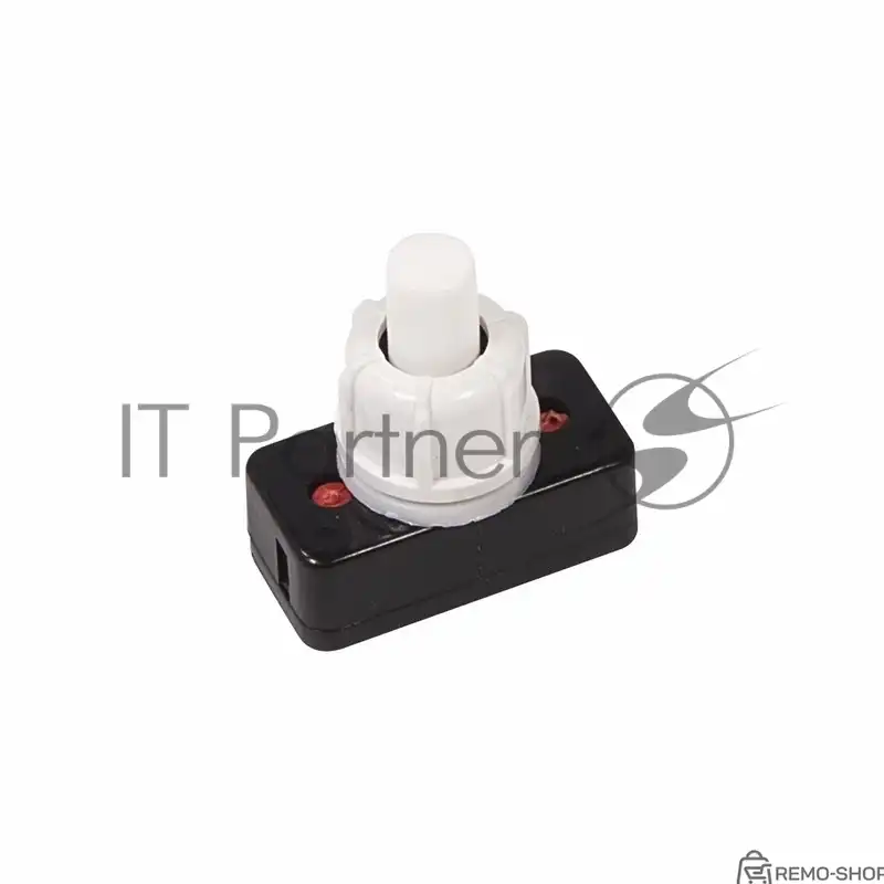 Выключатель-кнопка Rexant 250V 1А ON-OFF белый