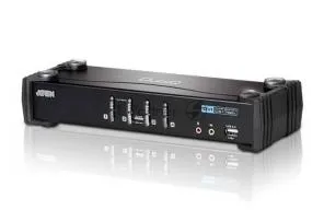 KVM-переключатель ATEN CS1764A-AT-G на 4 порта с DVI и USB 2.0