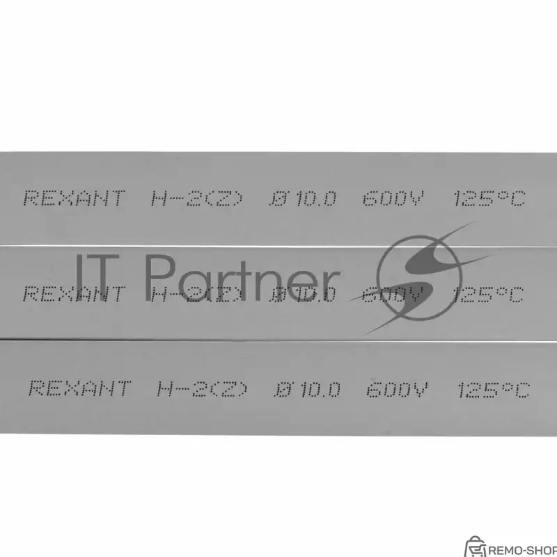 Термоусаживаемая трубка Rexant 10,0/5,0 мм, серая, 50 шт. фото 2