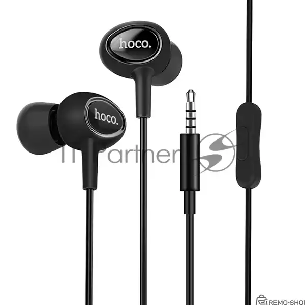 Проводные наушники Hoco M34 черные