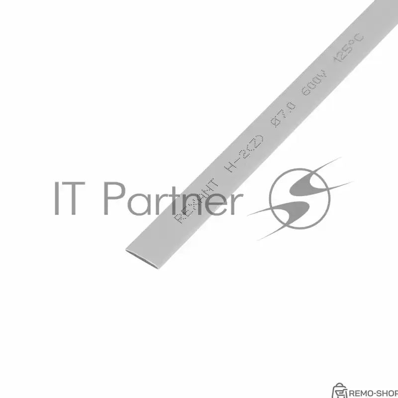 Термоусаживаемая трубка Rexant 7,0/3,5 мм, серая, 50 шт.