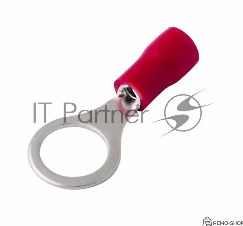 Наконечник кольцевой изолированный Rexant красный 0.5-1.5 мм²