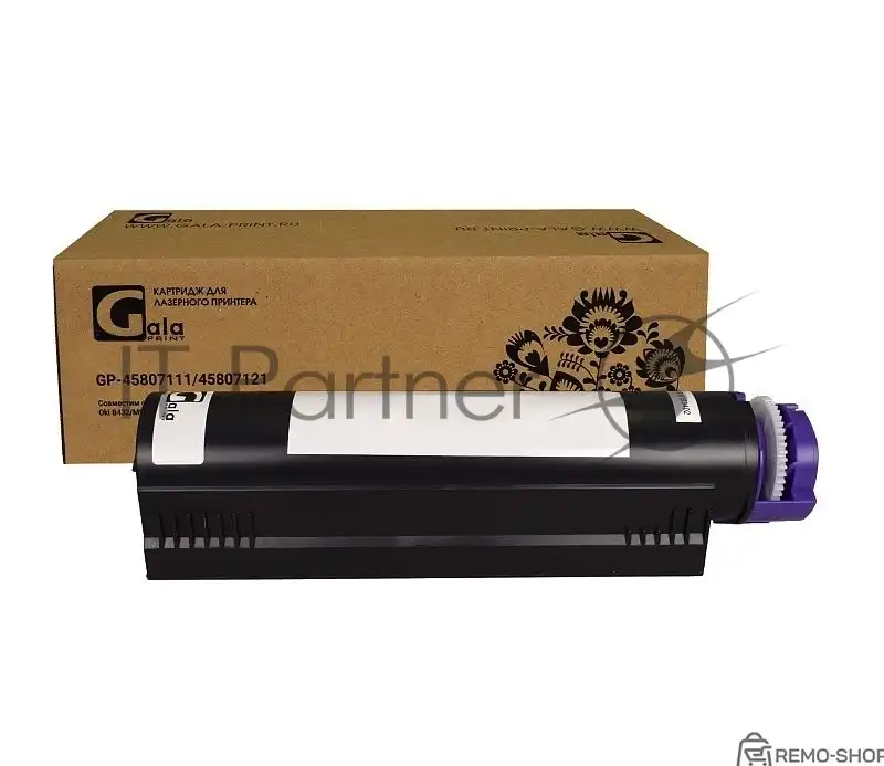 Картридж GalaPrint GP-45807111/45807121 черный для принтеров Oki B432/MB492/B512/MB562