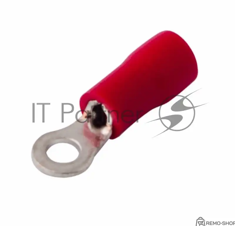 Наконечник кольцевой изолированный красный 0.5-1.5 мм²