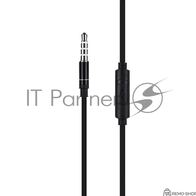 Проводные наушники-вкладыши Hoco M16 с микрофоном, черные фото 3