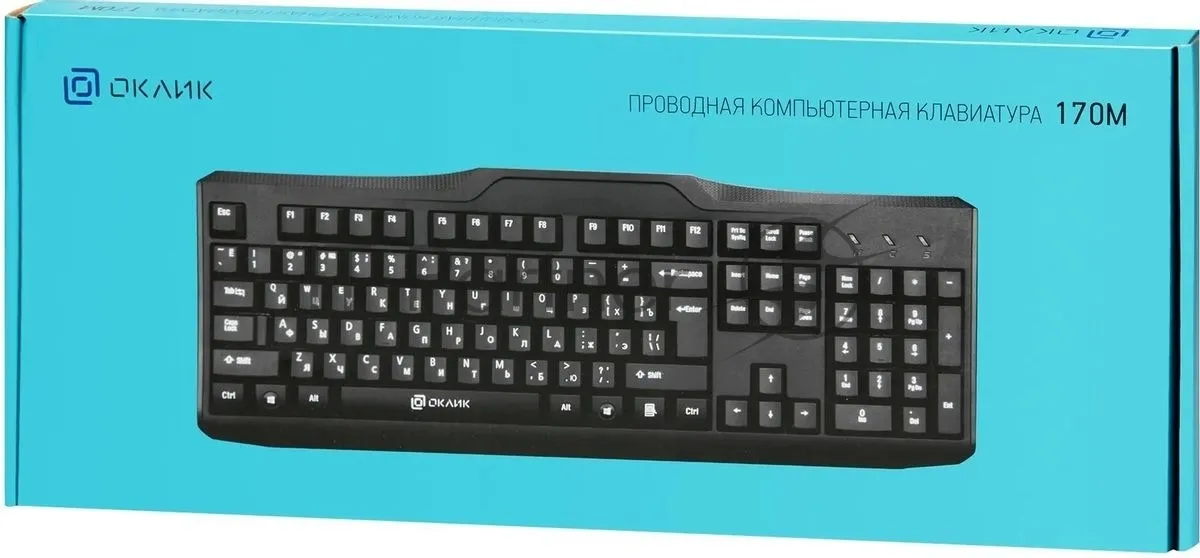 Клавиатура Oklick 170M проводная USB