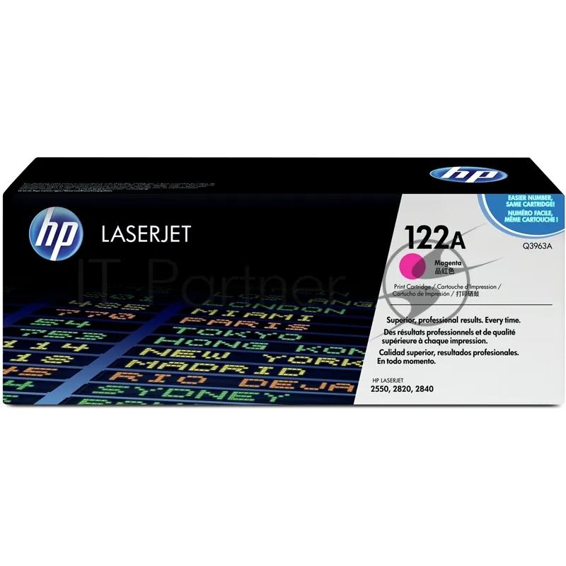 Оригинальный пурпурный лазерный картридж HP Q3963A для принтеров Color LaserJet 2550