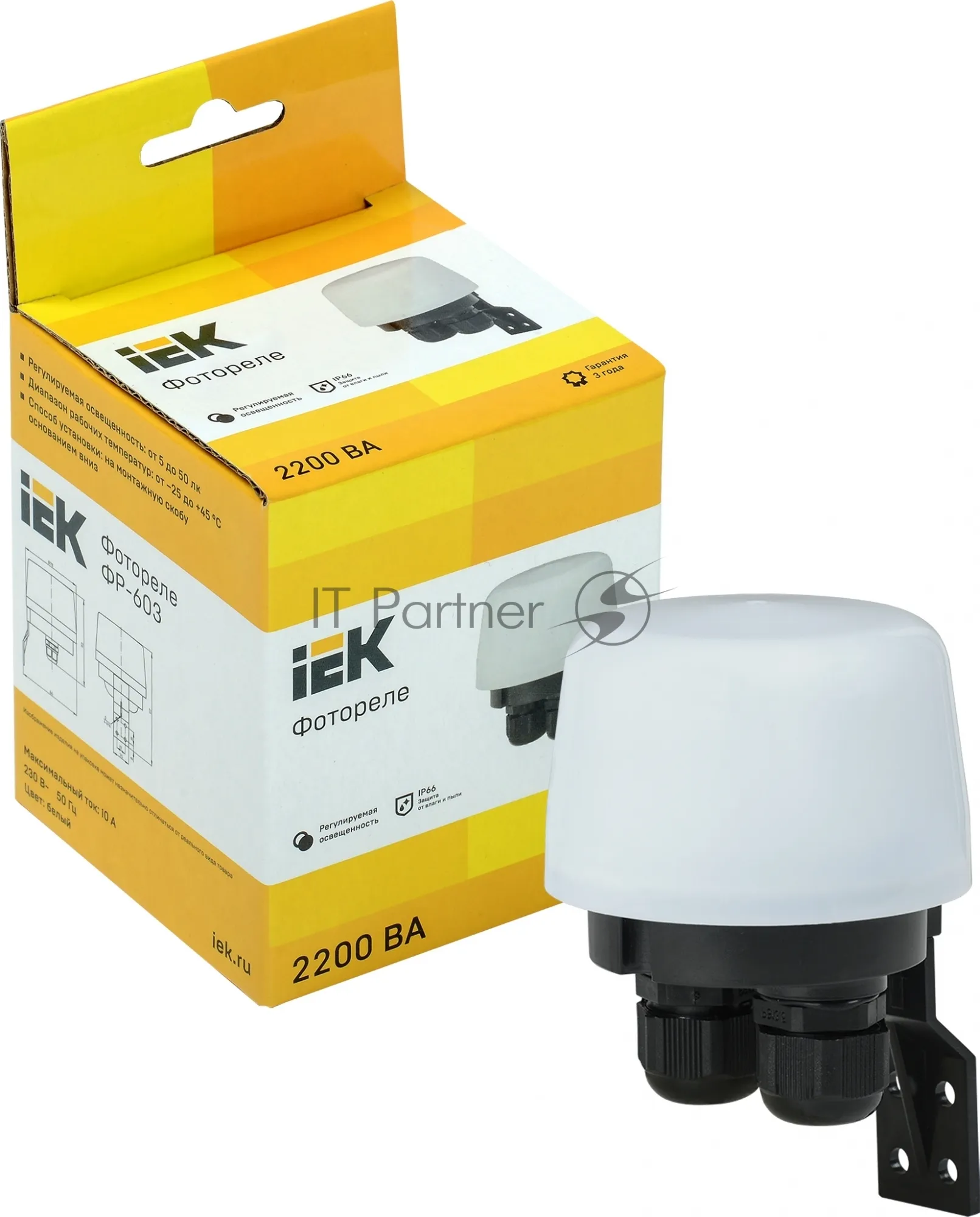 Фотореле IEK LFR20-603-2200-K01 для автоматического управления освещением фото 2