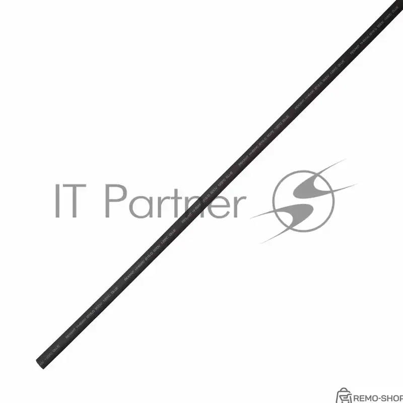 Термоусаживаемая трубка клеевая Rexant 16,0/4,0 мм черная (4:1), упаковка 10 шт. по 1 м