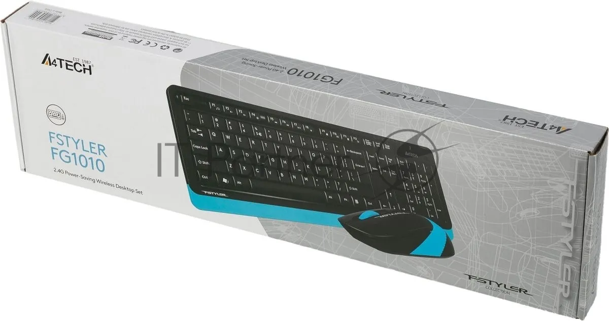 Беспроводной комплект клавиатура и мышь A4Tech FStyler FG1010 фото 2