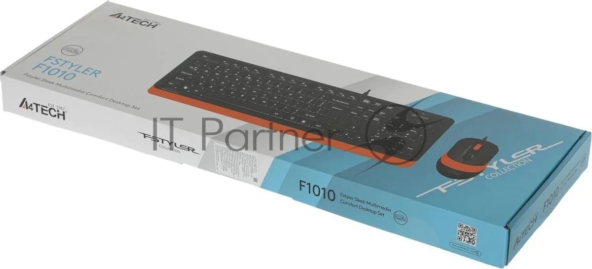 Комплект клавиатура и мышь A4Tech FStyler F1010 фото 3
