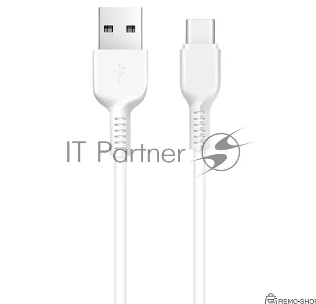 Кабель USB 2.0 HOCO X13, Type-C M, белый, 1 м