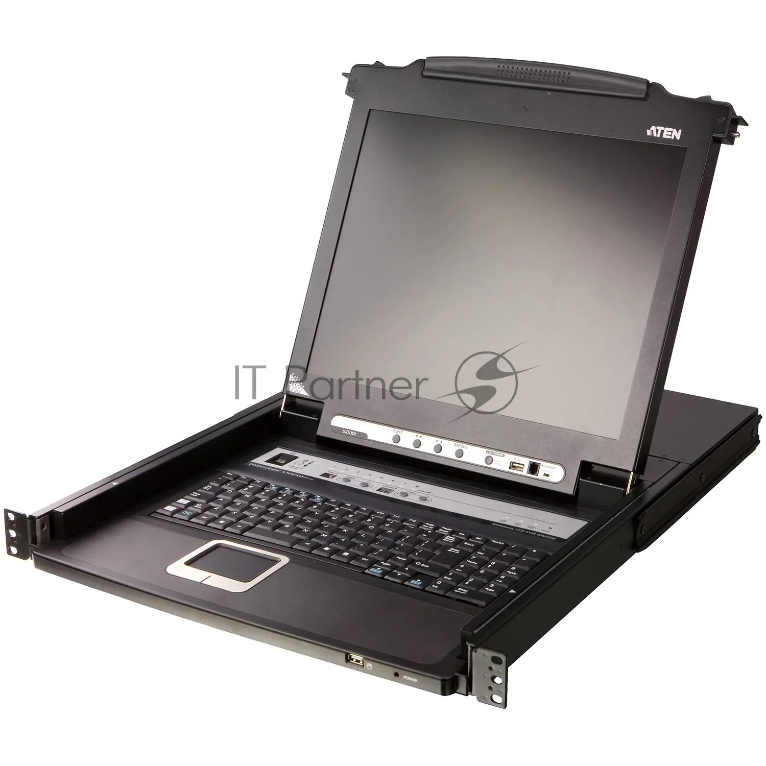 8-портовый IP KVM-переключатель ATEN с ЖК-дисплеем 17 дюймов