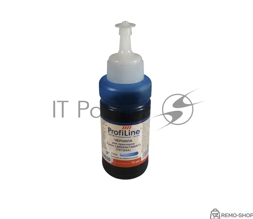 Картридж с чернилами ProfiLine Cyan 70 мл для принтеров Epson L800/850/1800/810/L100/210