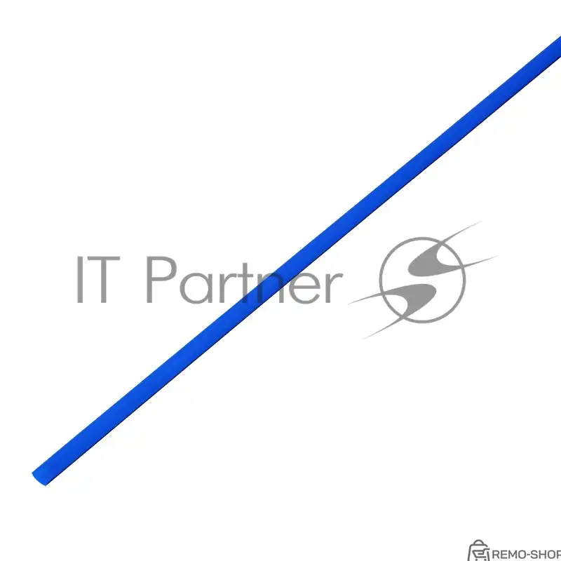 Термоусадочная трубка синяя 4,0/2,0 мм, упаковка 50 шт. по 1 м