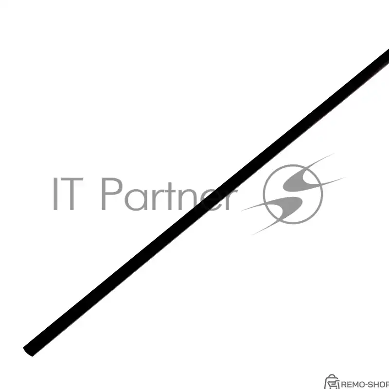 Термоусадочная трубка черная 4,0/2,0 мм, упаковка 50 шт.