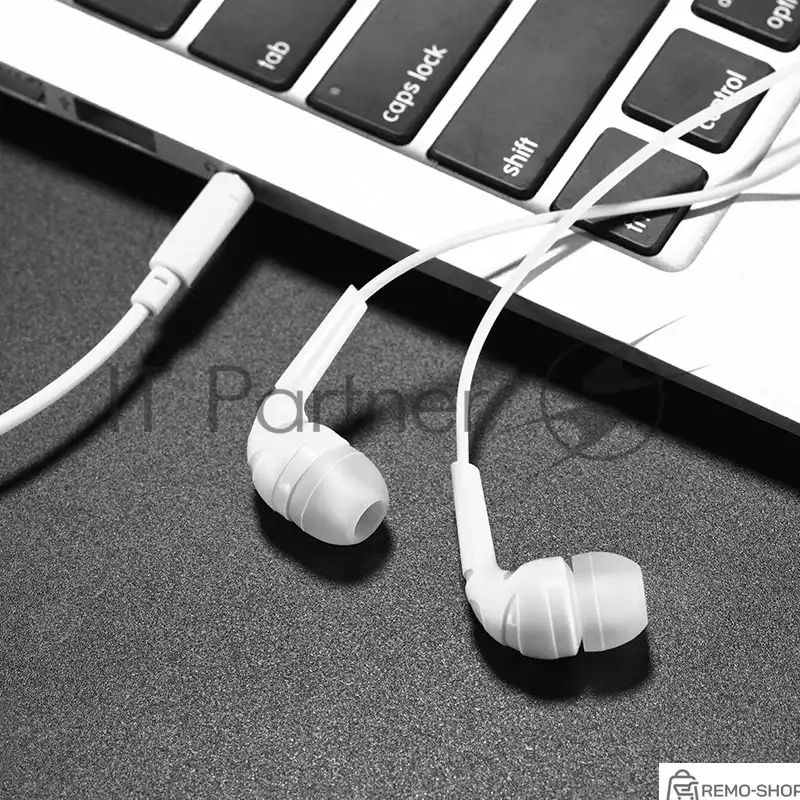 Проводные наушники-вкладыши Hoco M40 с микрофоном фото 2