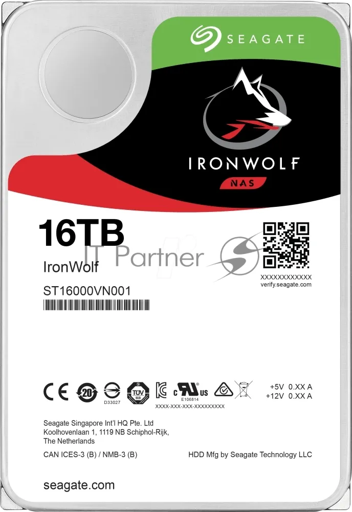 Жесткий диск Seagate IronWolf 16 ТБ для NAS фото 3
