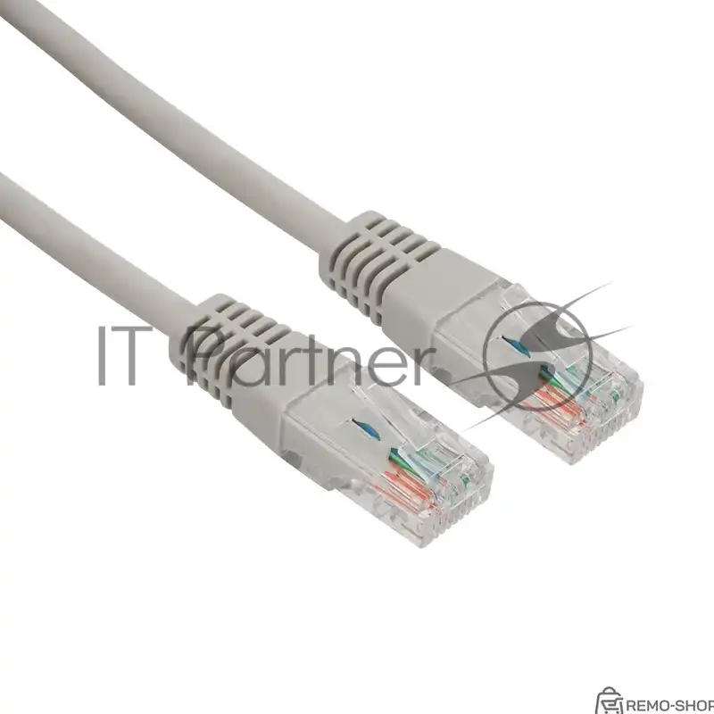 Патч-корд UTP категории 5e, 1,5 м, серый фото 3