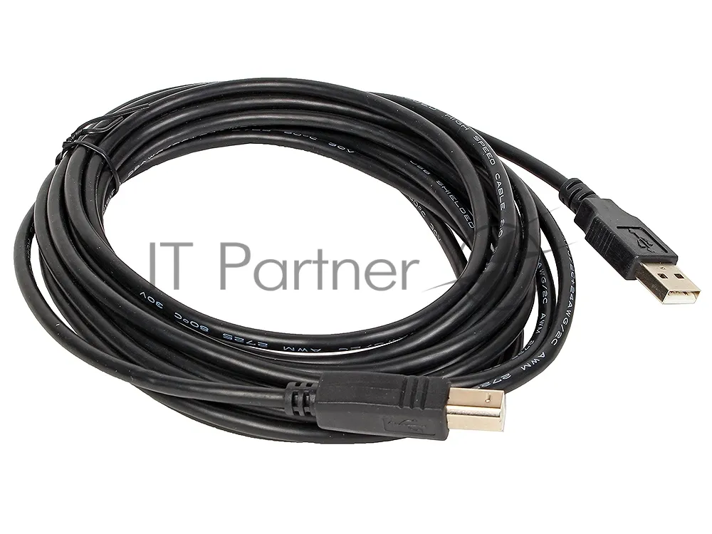 Кабель USB 2.0 Gembird PRO, 4.5 м, Type-A к Type-B, позолоченные контакты