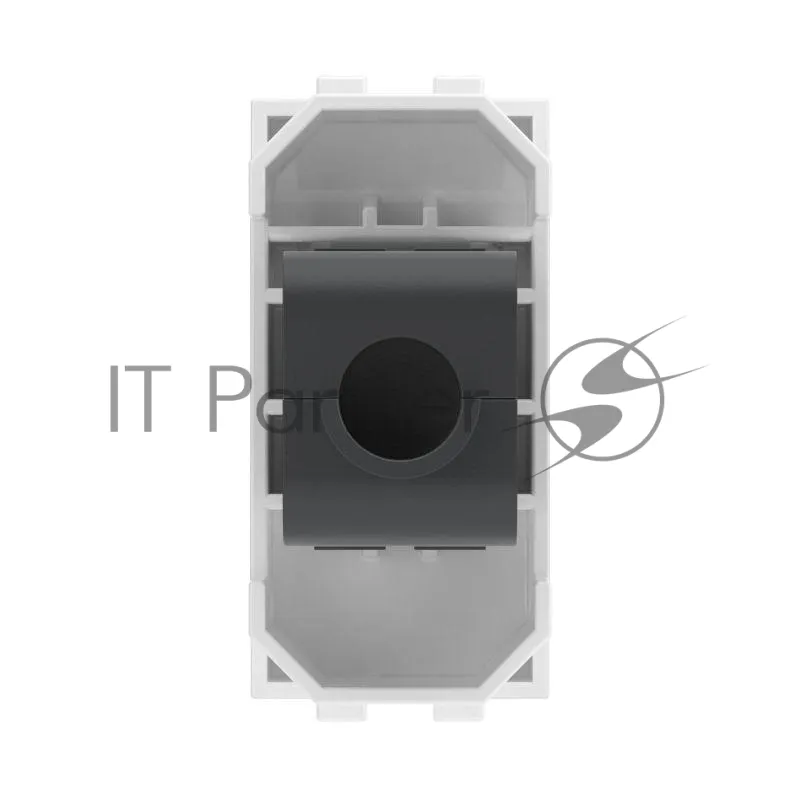 Сетевая розетка RJ-45 категории 5E, белая, 1 модуль фото 2