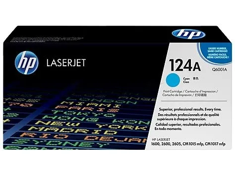 Оригинальный голубой лазерный картридж HP Q6001A для принтеров Color LaserJet 2600