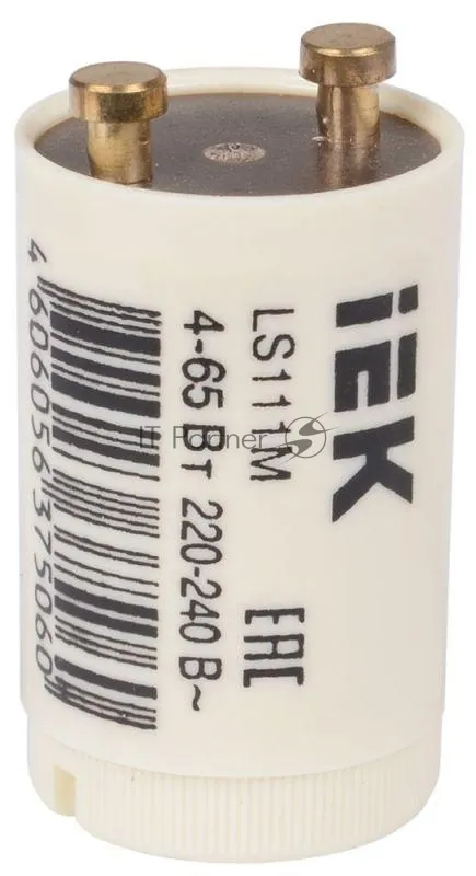 Стартер люминесцентных ламп IEK LS111M 4-65Вт 220-240В