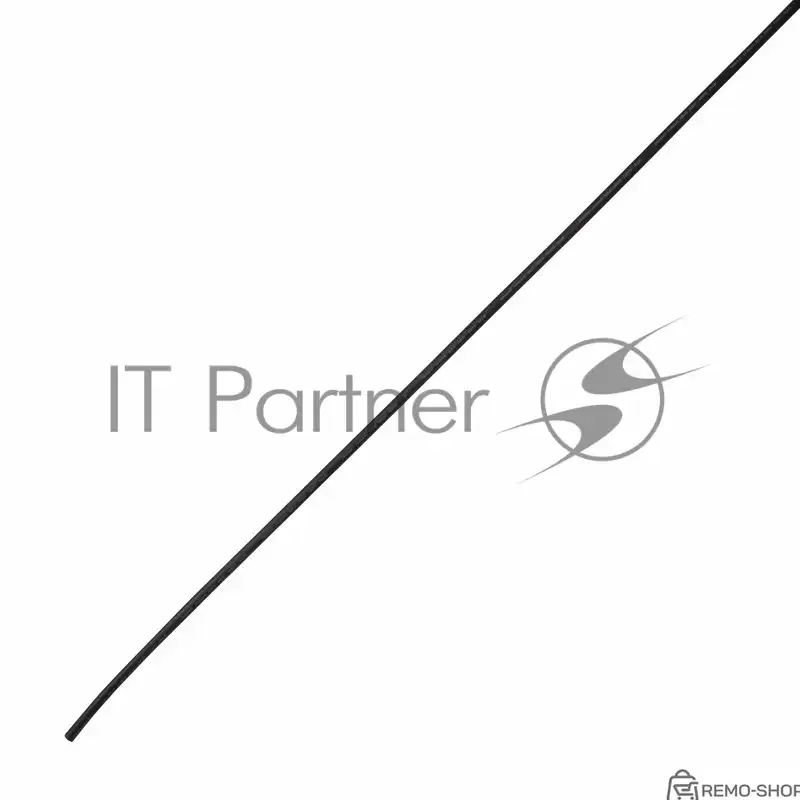 Термоусаживаемая трубка клеевая Rexant 8,0/2,0 мм черная (4:1)